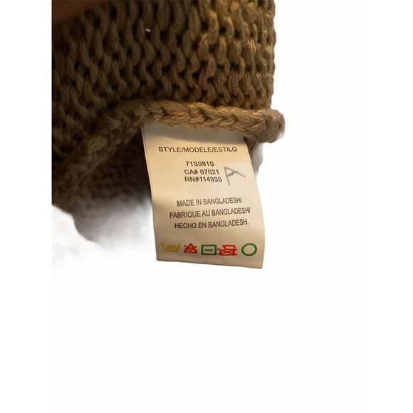 Retrod Women’s Size L Beautiful Carmel Knit Sweater - Picture 4 of 4